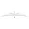 Ekena Millwork Davenport Architectural Grade PVC Gable Bracket, 84"W x 17 1/2"H x 2"D x 4"F, 5/12 Pitch GBP084X18X0204DAV00 - alternate 3